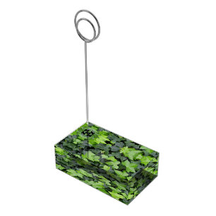 Green Ivy Botanical Print Place Card Holder