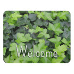 Green Ivy Door Sign
