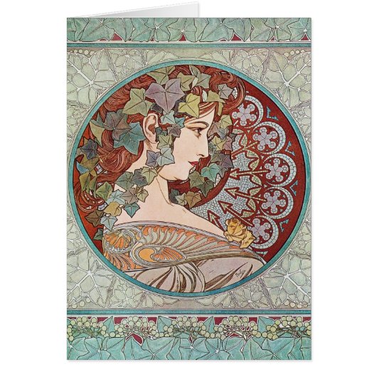 Green Ivy Goddess Art (Front)