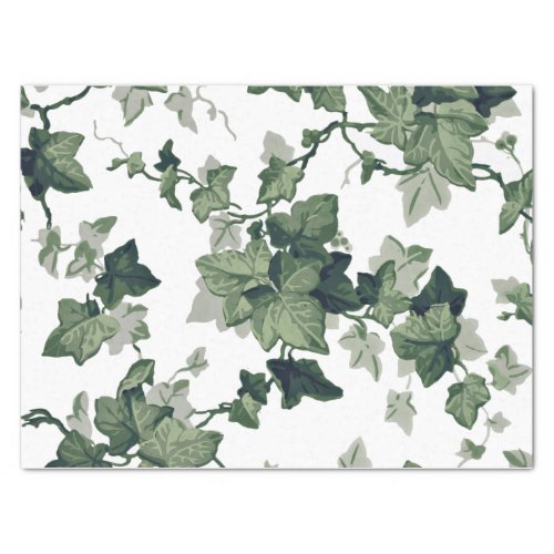 Green Ivy Leaves and Vines Decoupage  Tissue Paper