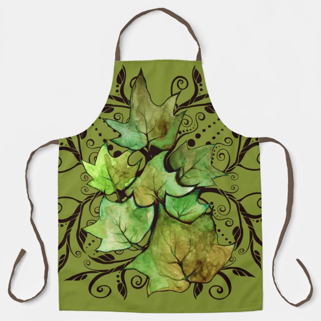 Green Ivy Nature Apron (Front)