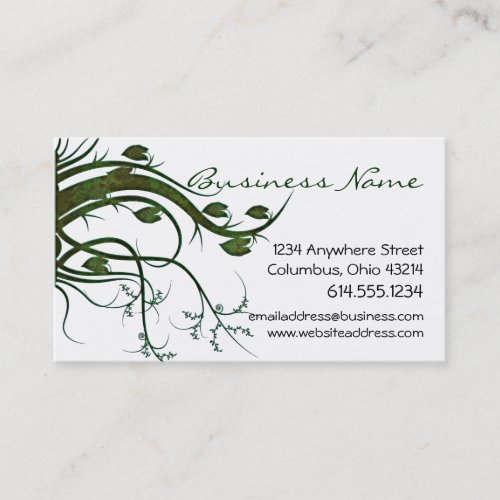 Green Ivy Nature Business Cards