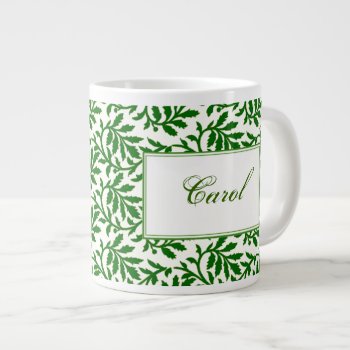 Green Ivy Personalized Mug by edentities at Zazzle