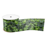 Green Ivy Satin Ribbon