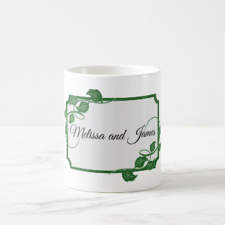 Green Ivy with names Coffee Mug