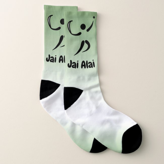 Green Jai Alai Socks