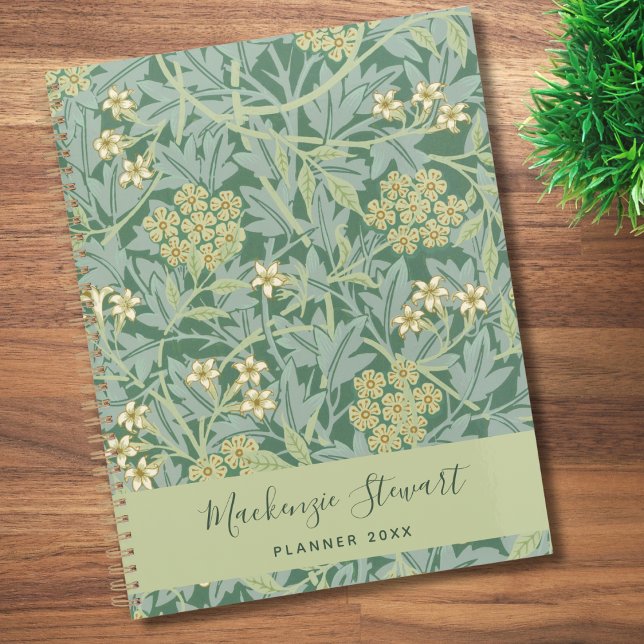 Green Jasmine Floral Pattern 2026 Planner (Creator Uploaded)