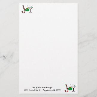 Green Joy Of Christmas Stationery