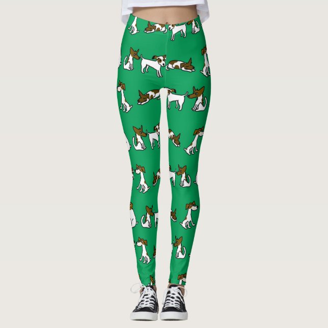 Green JRT leggings (Front)