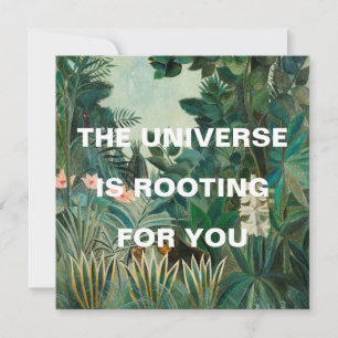 Green Jungle Painting Universe is Rooting