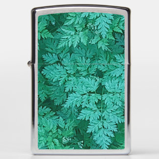 Green jungle zippo lighter
