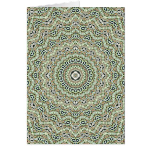 Green Kaleidoscope Cards (Front)