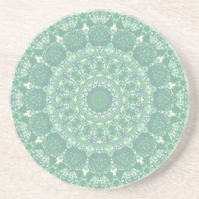 Green Kaleidoscope Coaster (Front)