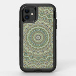 Green kaleidoscope OtterBox defender iPhone 11 case