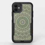 Green kaleidoscope OtterBox commuter iPhone 11 case