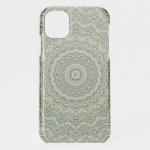 Green kaleidoscope iPhone 11 case