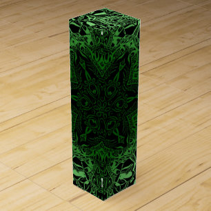 Green Kaleidoscope Wine Gift Box