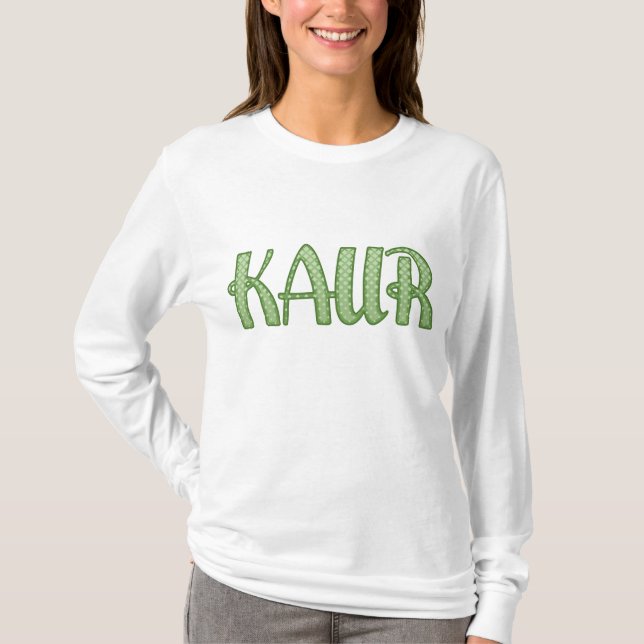 Green Kaur T-Shirt (Front)