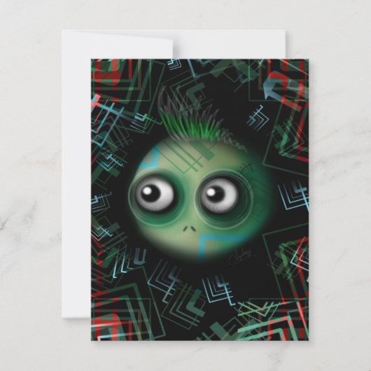 Green Kawaii Monster (Front)