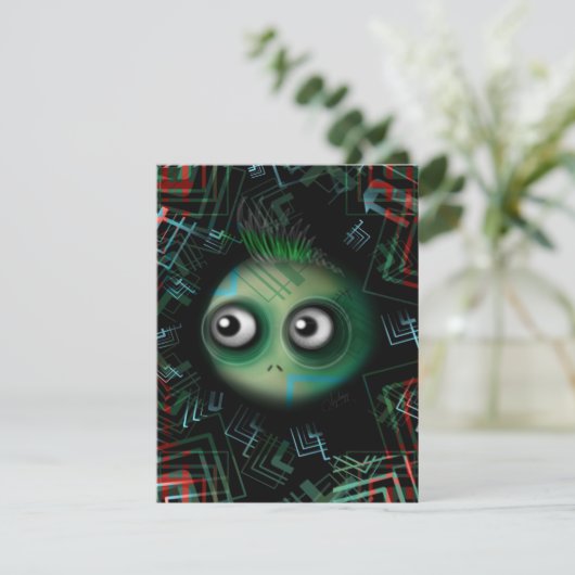 Green Kawaii Monster (Standing Front)