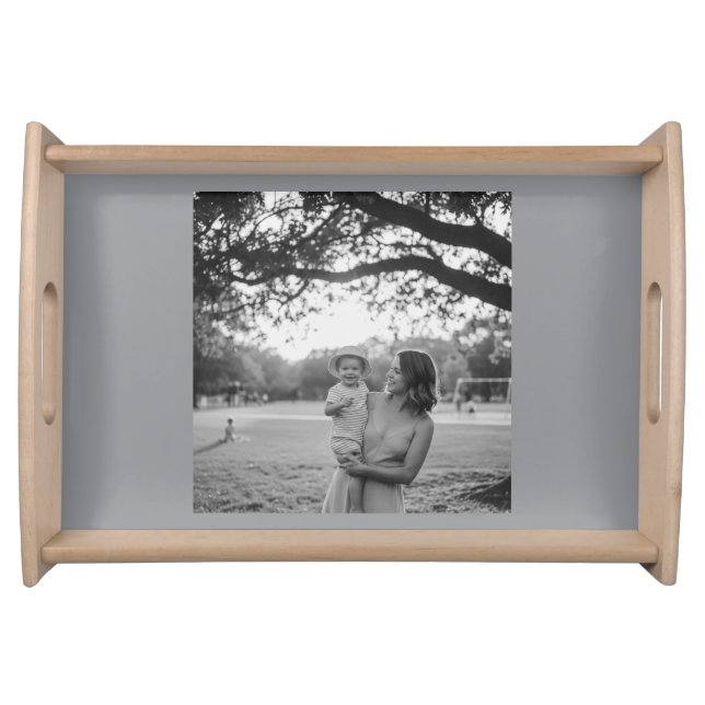 GREEN KEEP SMILING SERVING TRAY (Front)