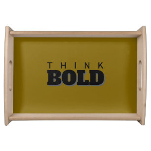 GREEN KEEP SMILING SERVING TRAY