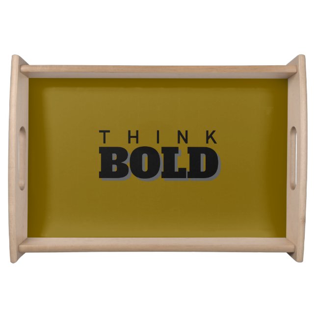 GREEN KEEP SMILING SERVING TRAY (Front)