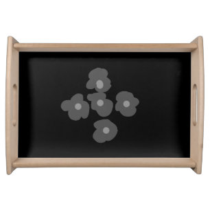GREEN KEEP SMILING SERVING TRAY