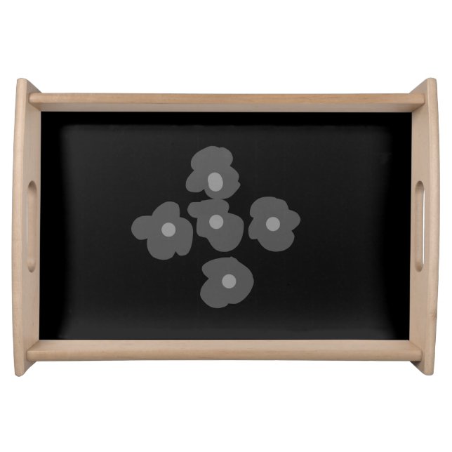 GREEN KEEP SMILING SERVING TRAY (Front)