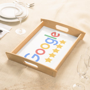 GREEN KEEP SMILING SERVING TRAY