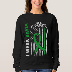 Green Kidney Disease Survivor Cerebral Palsy Aware Sweatshirt