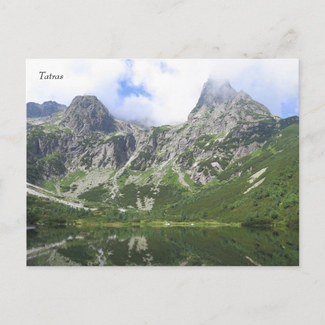 Green Kiezmarski Pond, Tatras Postcard (Front)