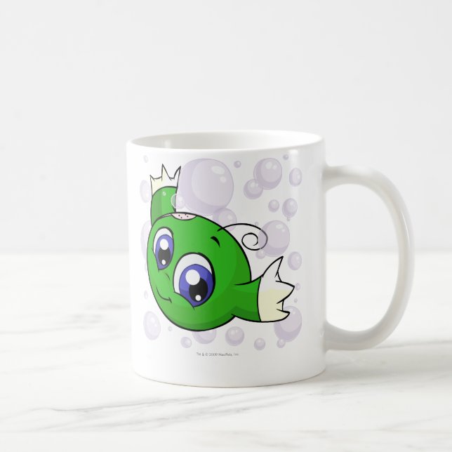 Green Kiko swishing through Kiko Lake Coffee Mug (Right)