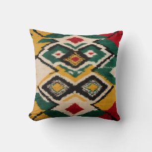 Green Kilim Lumbar Pillow: Style Meets Comfort Throw Pillow