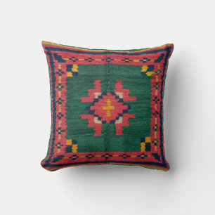 Green Kilim Pillows UK: Sophisticated Eastern