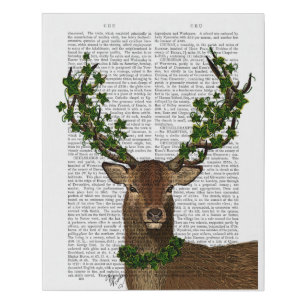 Green King Faux Canvas Print