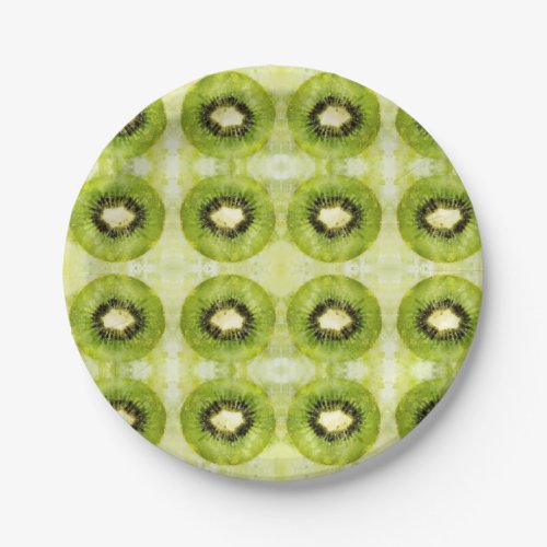 Green Kiwi Paper Plate
