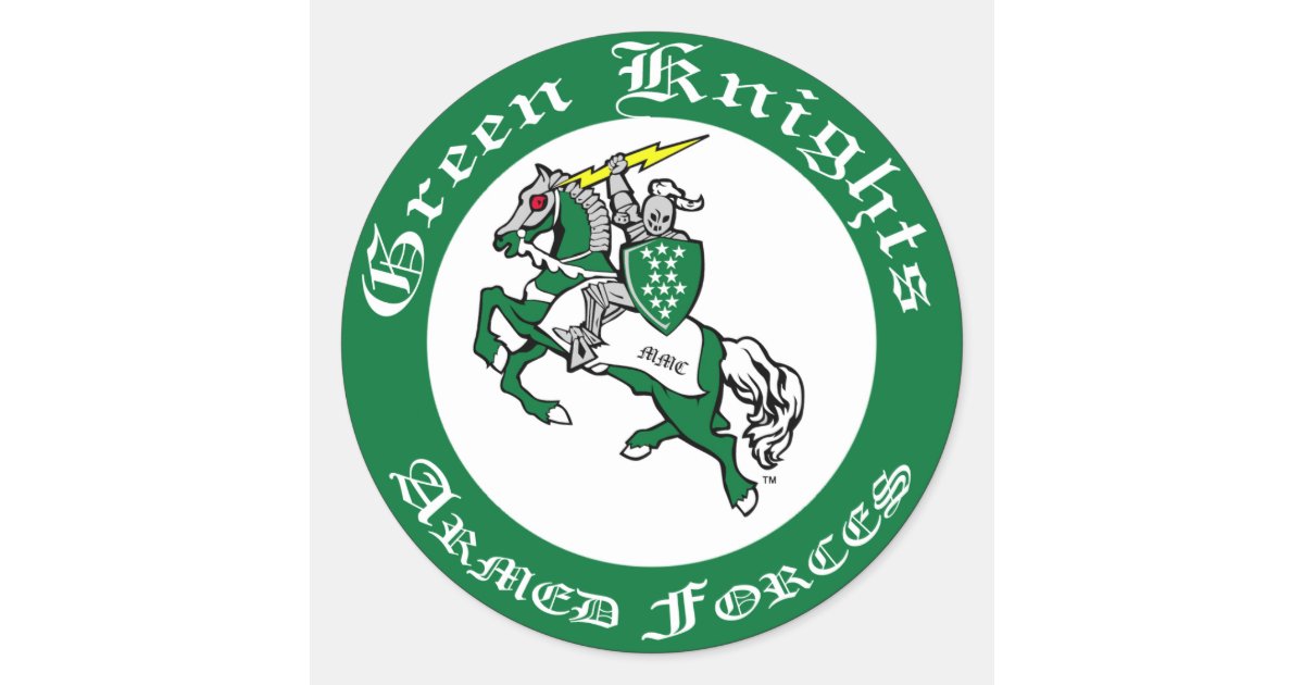 Green Knights MMC Club Sticker | Zazzle