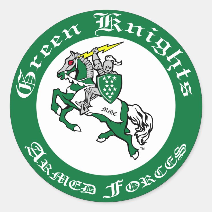 Green Knights MMC Club Sticker | Zazzle