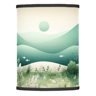 Green Koi Lamp Shade