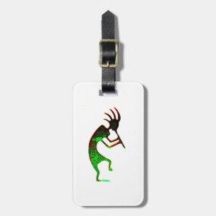 green kokopelli tag