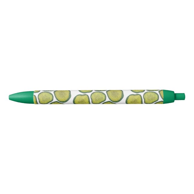 Green Kosher Dill Pickle Chips Sweet Pickle Print Pen (Front)