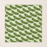 Green Kosher Dill Pickle Print Sour Pickles Foodie Scarf<br><div class="desc">Design features an original marker illustration of a green kosher dill pickle. Perfect for your favorite foodie!

Don't see what you're looking for? Need help with customization? Click "contact this designer" to have something created just for you!</div>