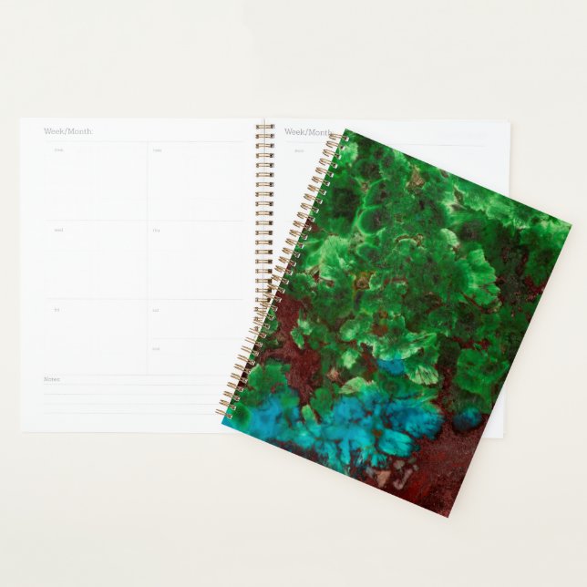 Green Laced Shattuckite Planner (Display)