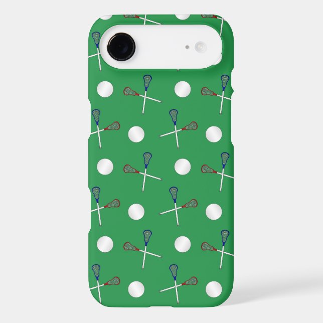 Green lacrosse pattern Case-Mate samsung galaxy case (Back)