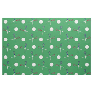 Green lacrosse pattern fabric