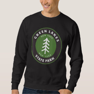 Green Lakes State Park New York NY Forest Tree Vac Sweatshirt