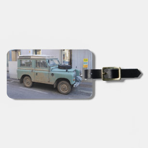 Green Land Rover Luggage Tag