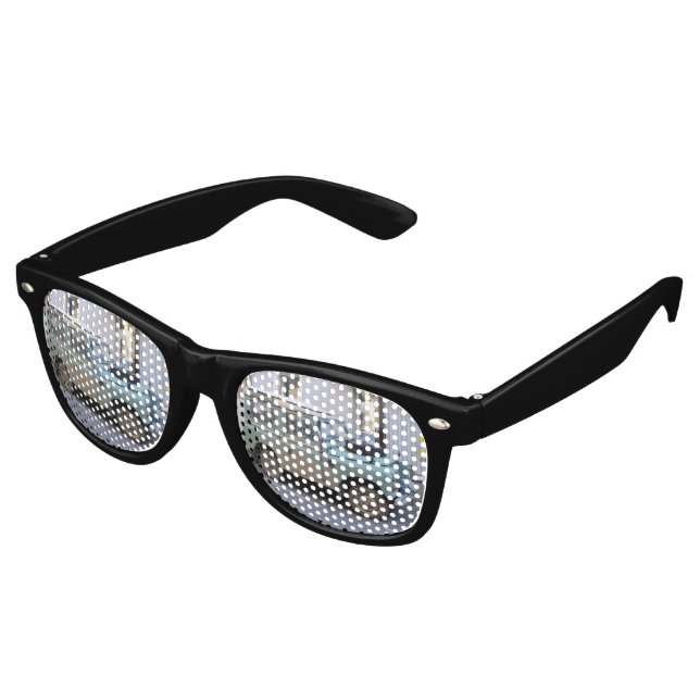 Green Land Rover Retro Sunglasses (Angled)