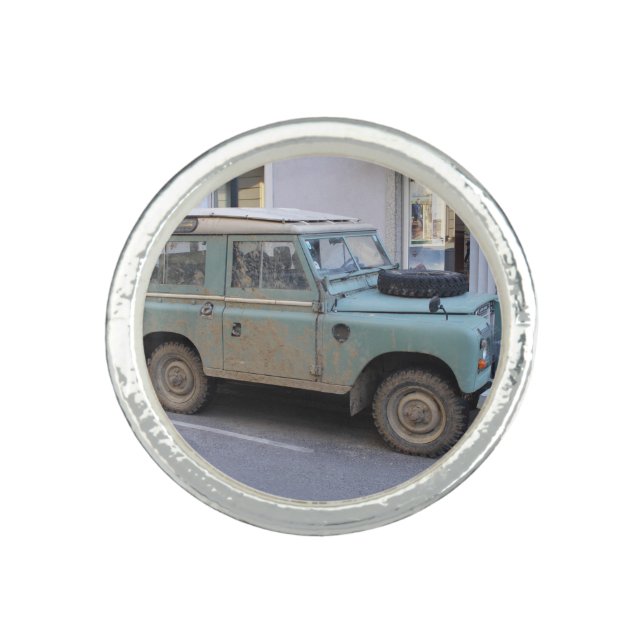 Green Land Rover Ring (Front)